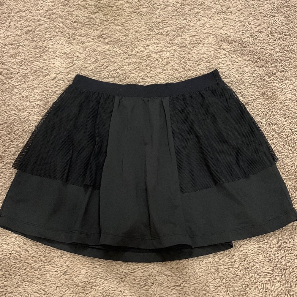 Black tennis skirt